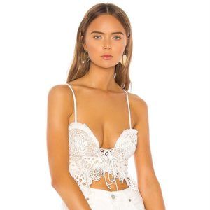 NBD Minxi Top in Ivory / XS / Never Been Worn